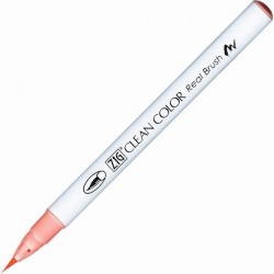 Zig - Zig Clean Color Real Brush Fırça Uçlu Marker Kalem 222 Pink Flamingo