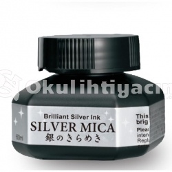 Zig Gold Mica Metalik Gümüş Mürekkep 60 ml.