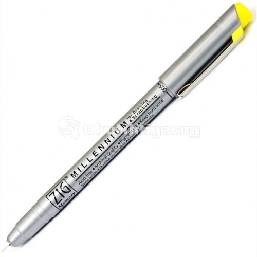 Zig Millennium Teknik Çizim Kalemi MS-005 Pure Yellow 050 0,05 mm
