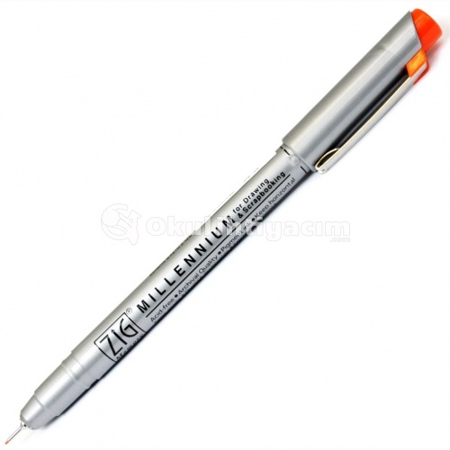 Zig Millennium Teknik Çizim Kalemi MS-01 Pure Orange 070 0,1 mm