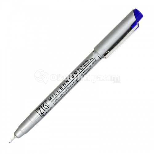 Zig Millennium Teknik Çizim Kalemi MS-08 Pure Blue 030 0,8 mm