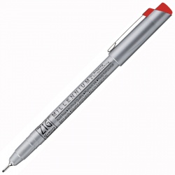Zig - Zig Millennium Teknik Çizim Kalemi MS-08 Pure Red 020 0,8 mm