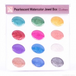 Zig - Zig Pearlescent Watercolor Jewel Box 12 Renk