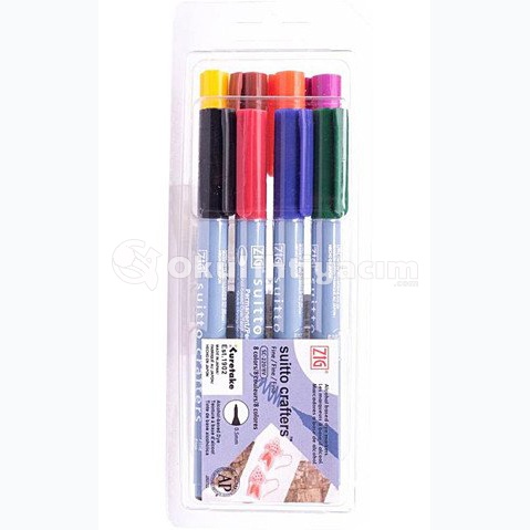 Zig Suitto Crafters Permanent Marker Fine 8 Renk 0.5 mm SC-220
