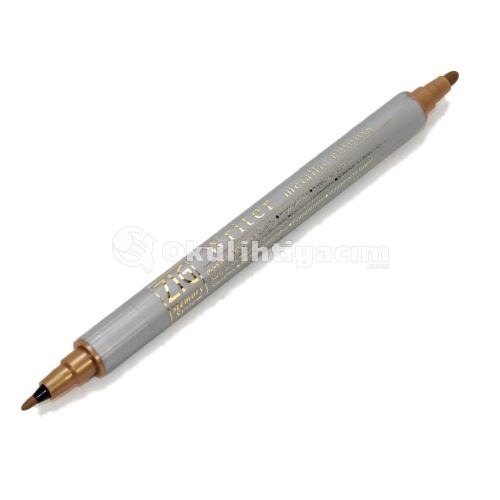 Zig Writer Metallic Colours Çift Uçlu Marker Kalem 123 Copper